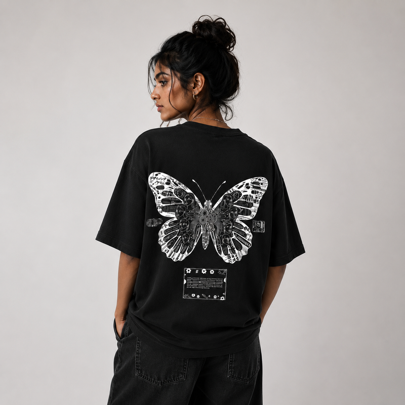 Butterfly Oversized Tee | Limited Edition T-Shirt