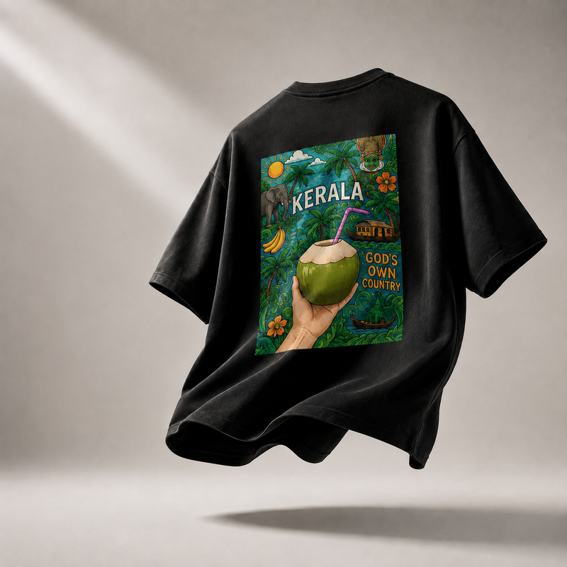 Kerala — God’s Own Country Oversized T-Shirt